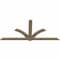 Ekena Millwork Redmond Rough Sawn Timber Gable Bracket, Douglas Fir, 108"W x 49"H x 2"D x 6"F, 11/12 Pitch GBW108X49X0206RED00RDF - alternate 5